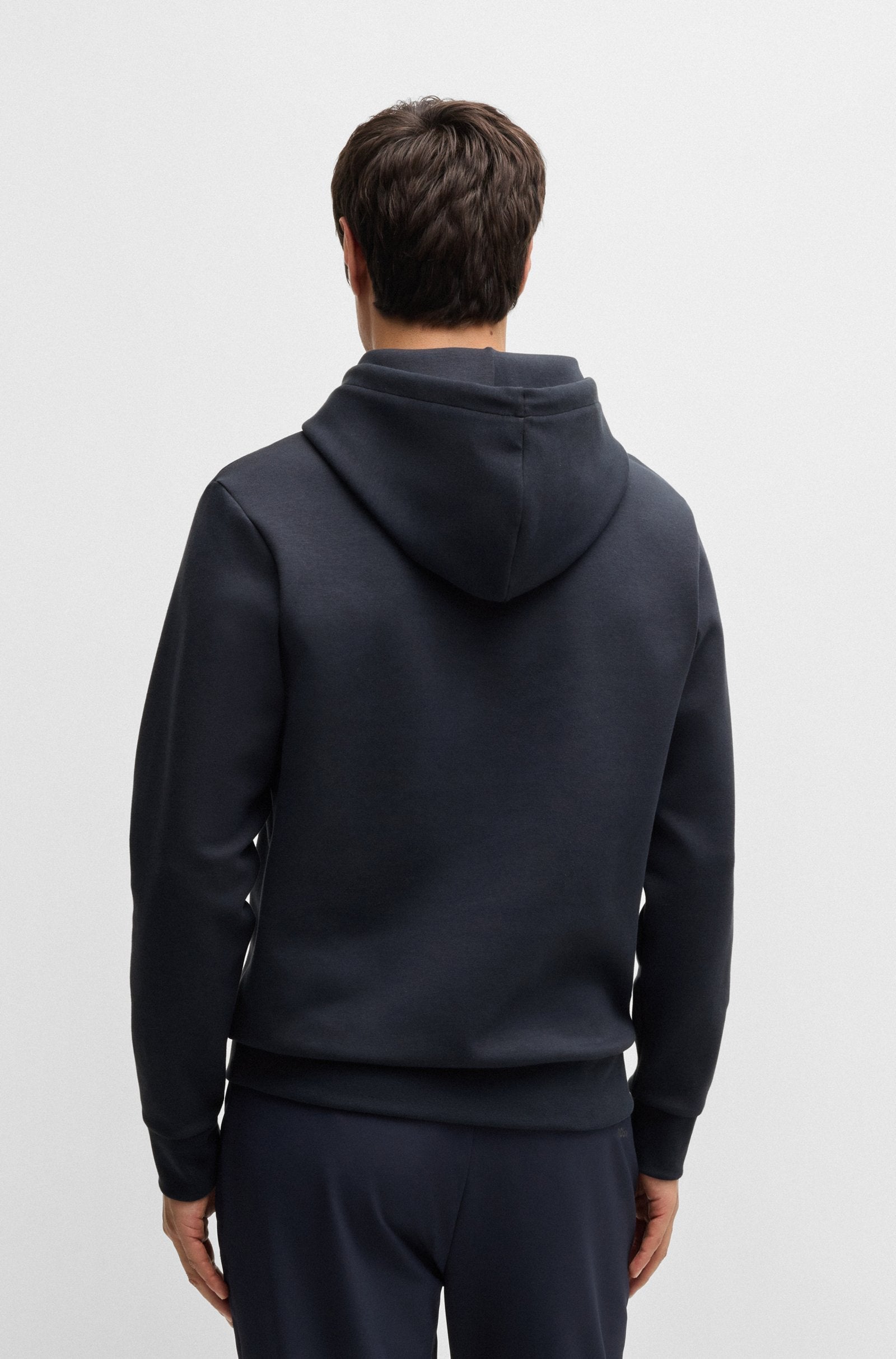 Boss Soody Tape Logo Hoodie - Navy