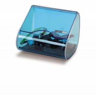 Heathrow Scientific 1041 Safety Glasses Dispenser Counter or Wall Mount, Blue
