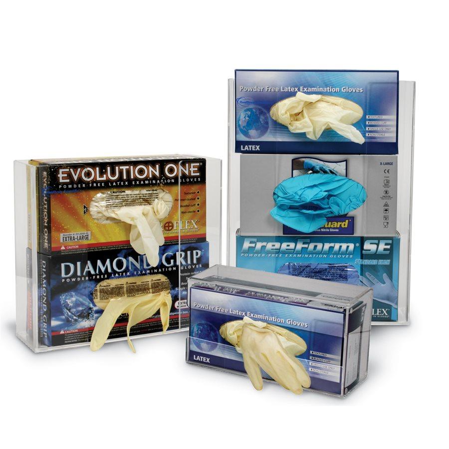 Heathrow Scientific 23471A 1-Glove Box Holder Acrylic, Clear