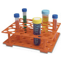 Heathrow Scientific 24306 Snap-Together Conical Tube Rack, Orange