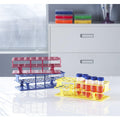 Heathrow Scientific 27512B OneRack Tube Rack Full-Size POM 16 mm 72-Place, Blue