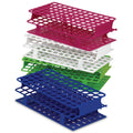 Heathrow Scientific 27511C OneRack Tube Rack Full-Size POM 13 mm 72-Place, Green