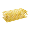 Heathrow Scientific 120205 OneRack Tube Rack Full-Size POM 13 mm 72-Place, Yellow
