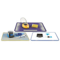 Heathrow Scientific 120507 Lab Mat, Silicone Bench Protector, Purple/Grey
