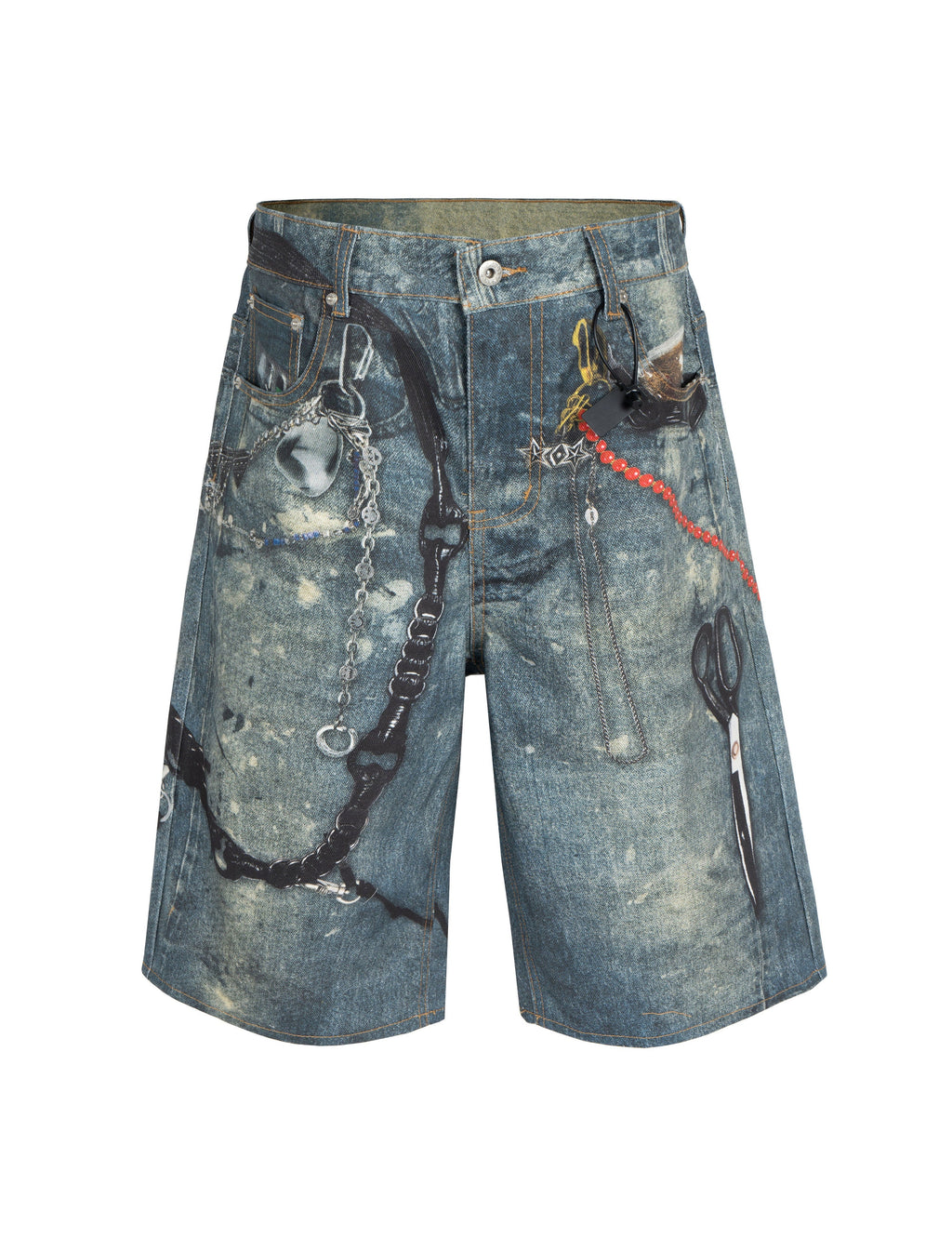 HARDWARE DENIM SHORTS