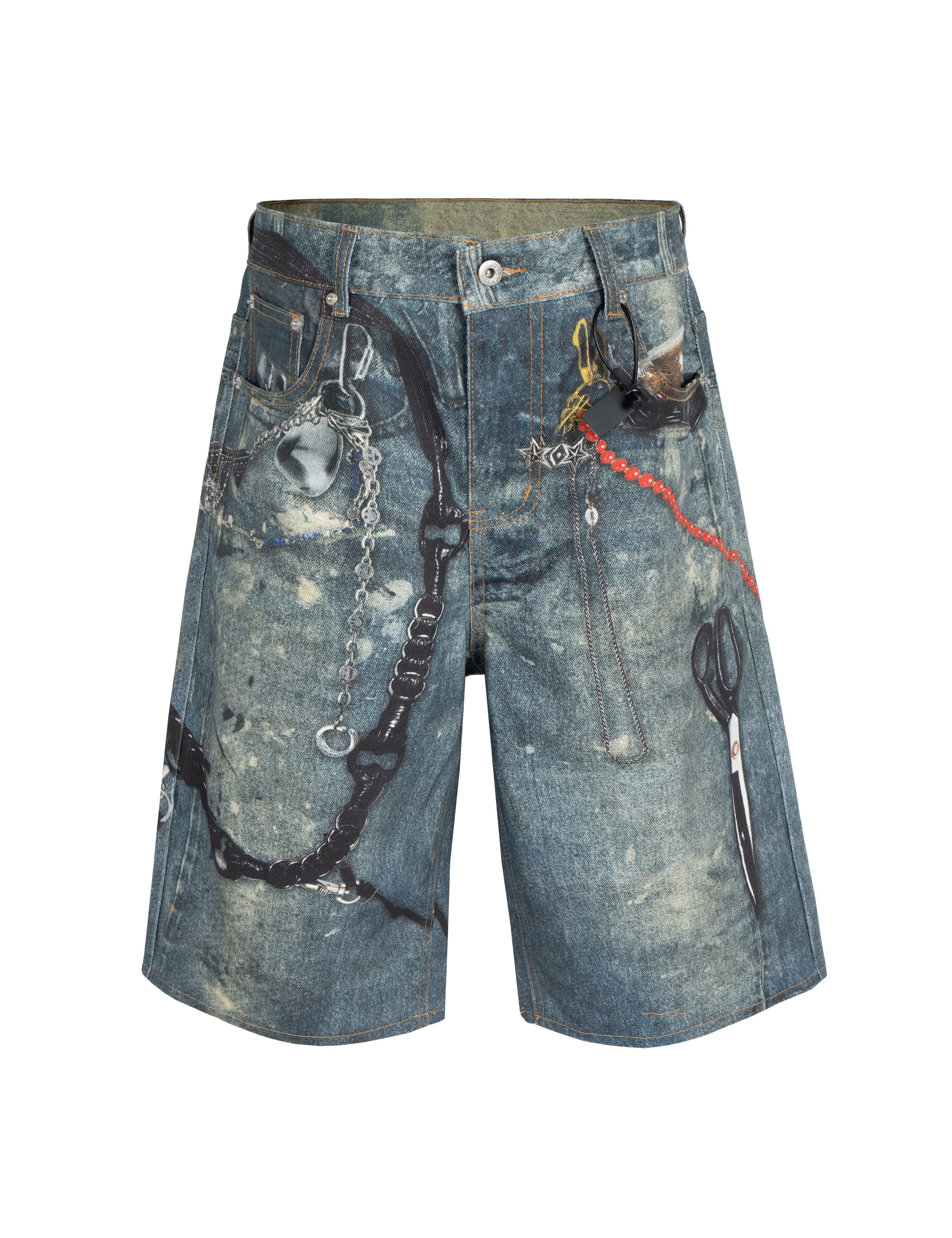 HARDWARE DENIM SHORTS