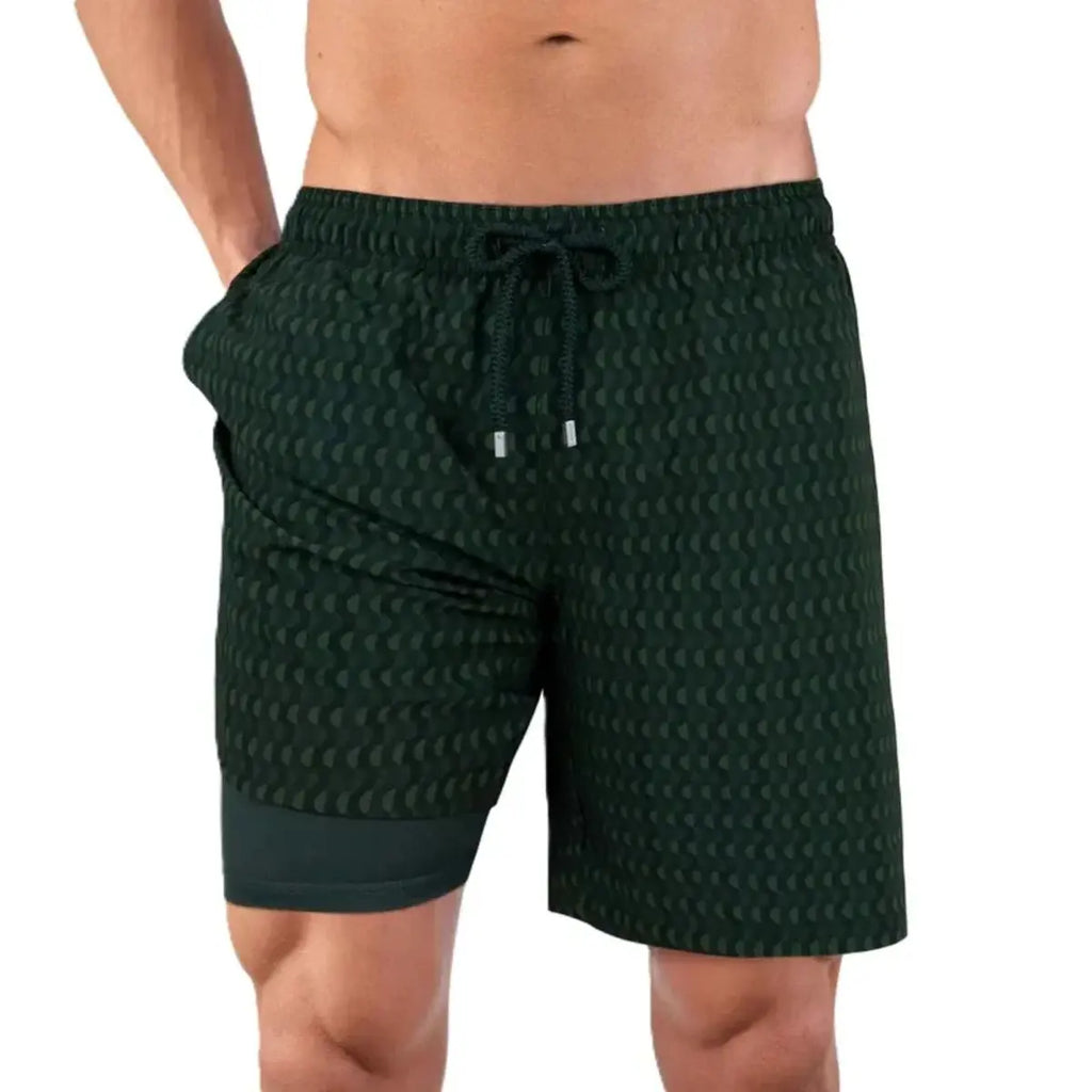 Men’s Premium Compression-Lined Hybrid Shorts – Ipanema