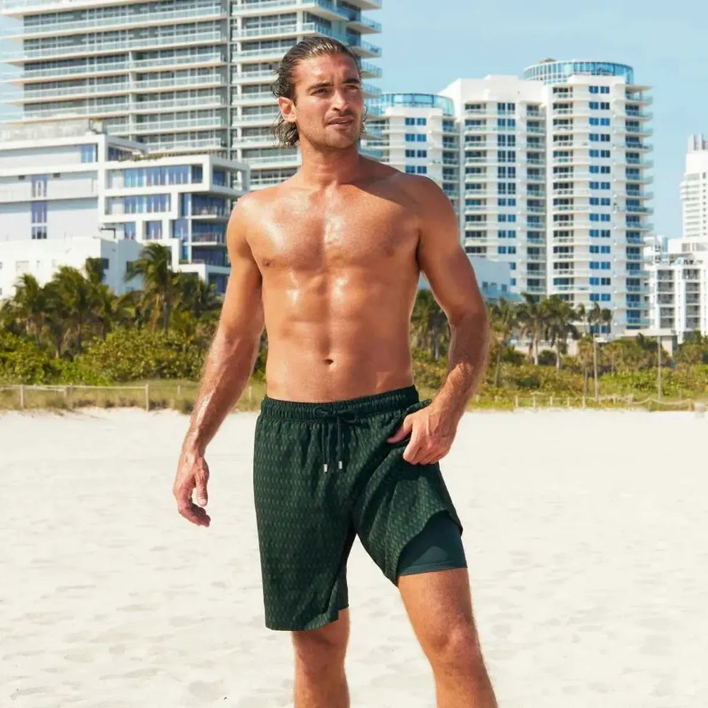 Men’s Premium Compression-Lined Hybrid Shorts – Ipanema