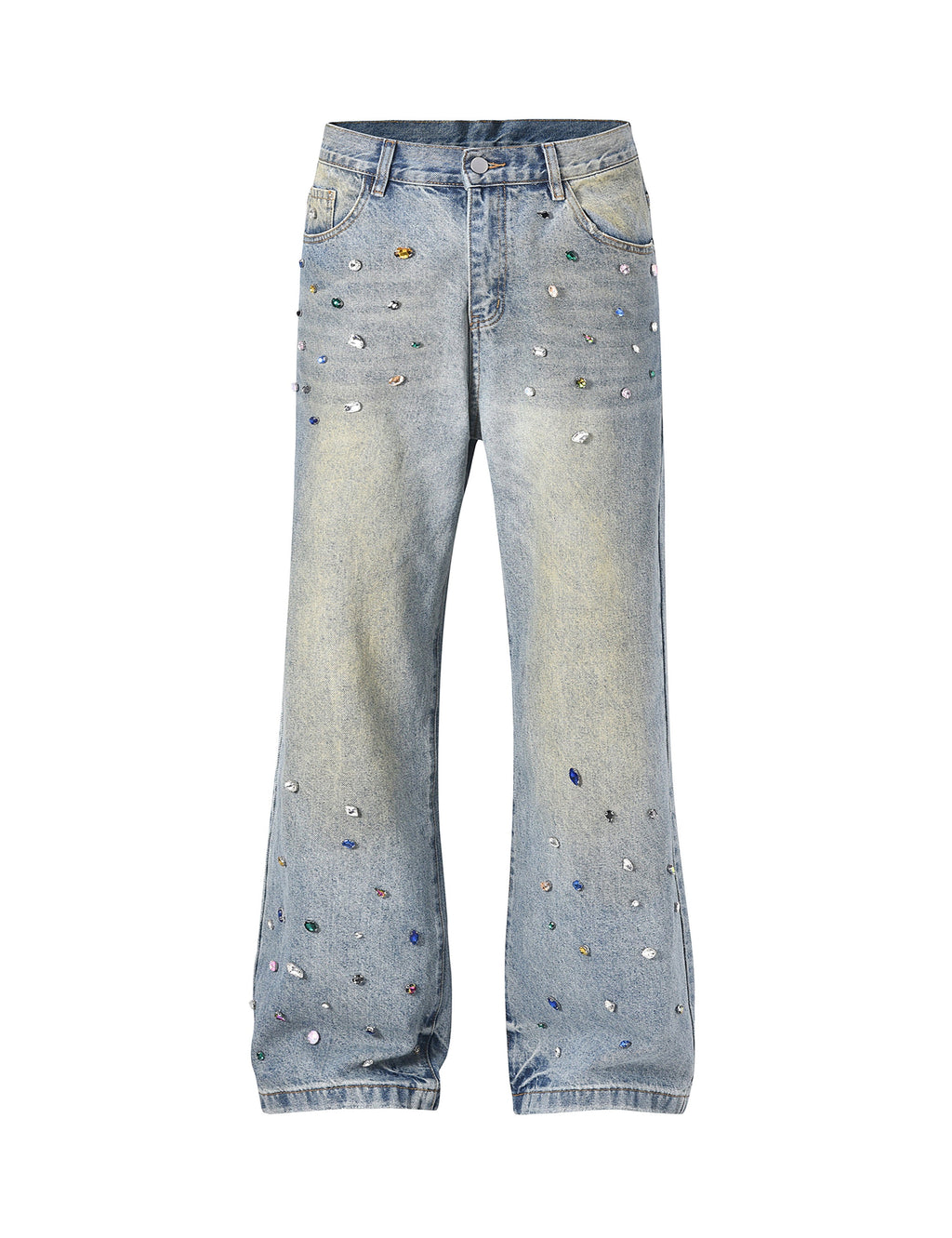 AZUL COLORED GEMSTONE DENIM