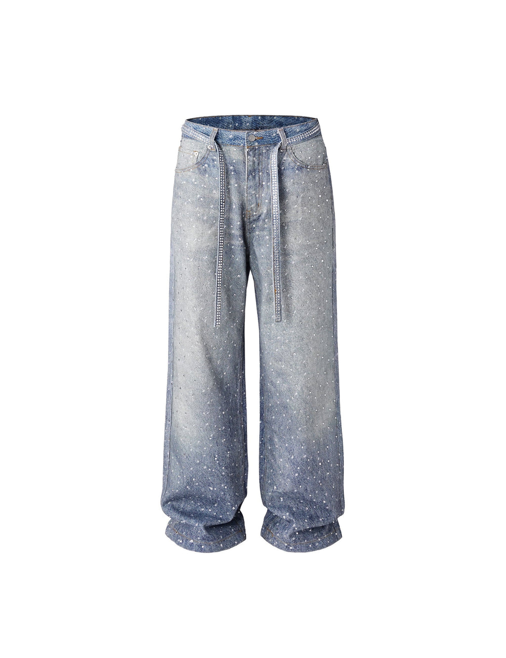 AZUL RHINESTONE DENIM (UNISEX)