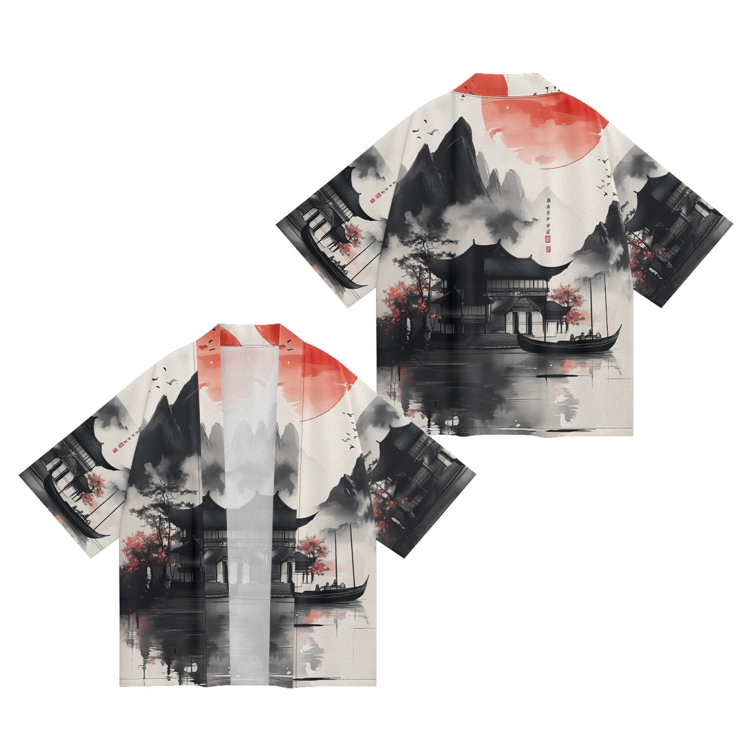 K27 Lake & Mountain Kimono