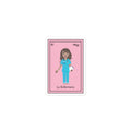 La Enfermera Mexica Loteria Card Sticker
