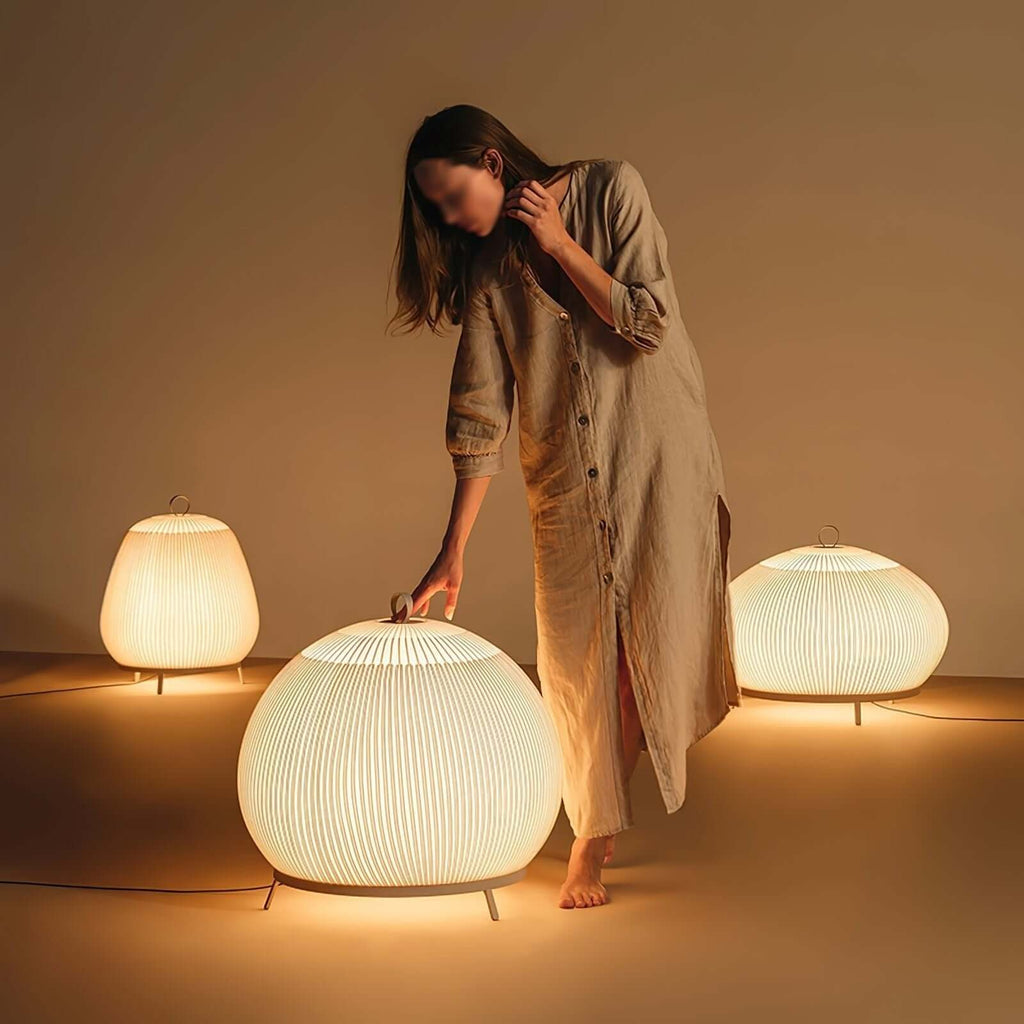 Knit Lantern Table Lamp