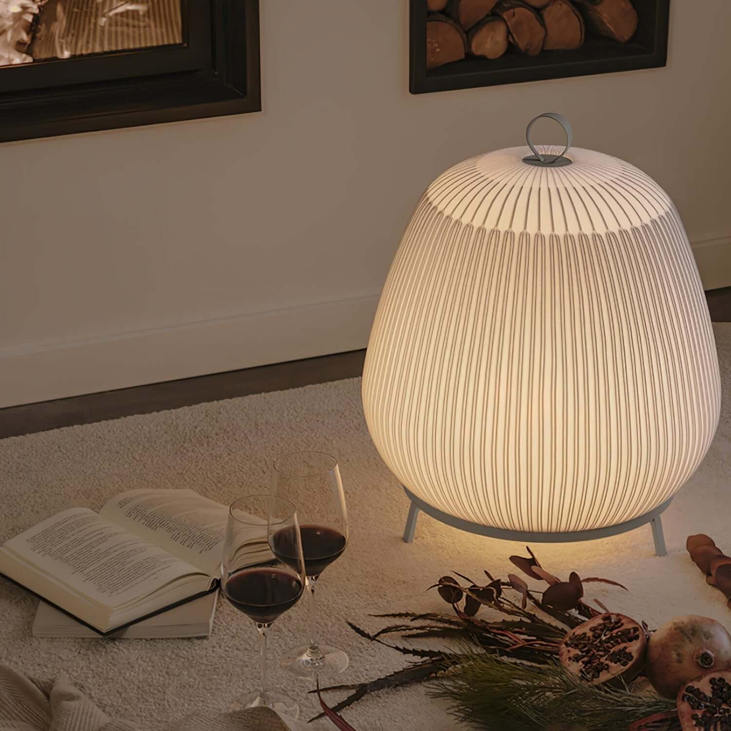 Knit Lantern Table Lamp