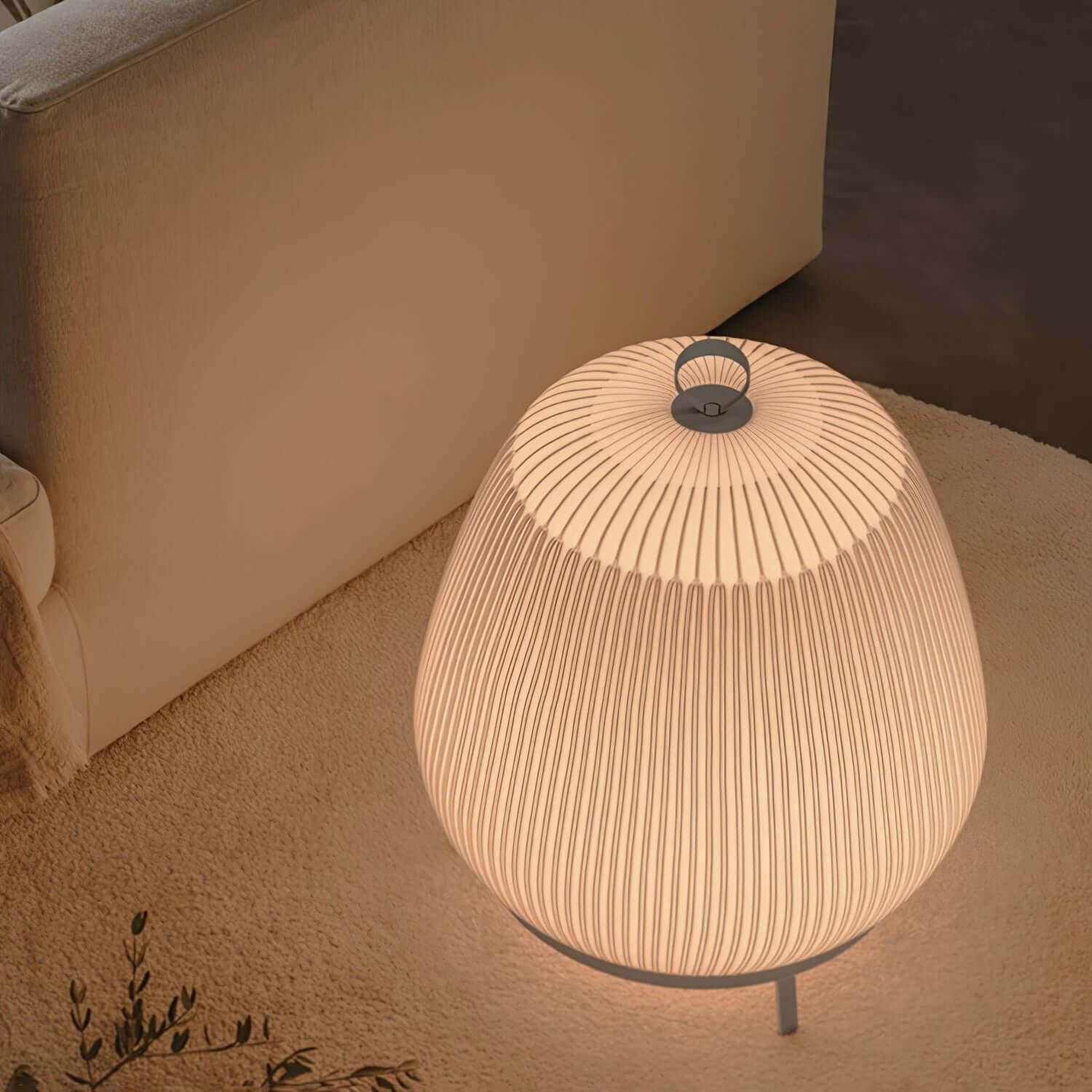 Knit Lantern Table Lamp