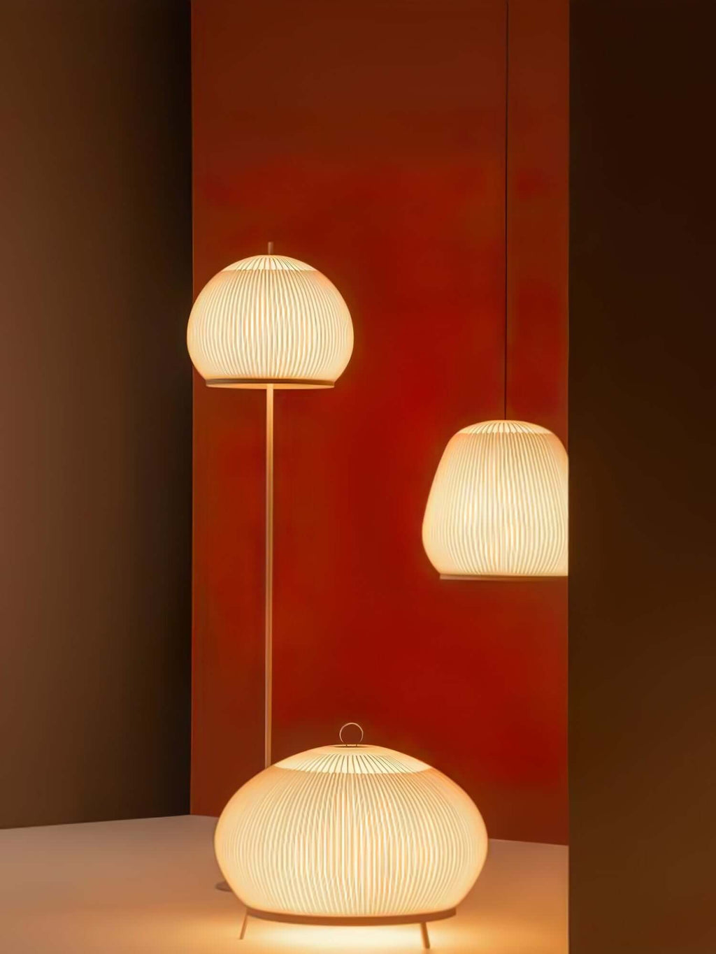 Knit Lantern Table Lamp