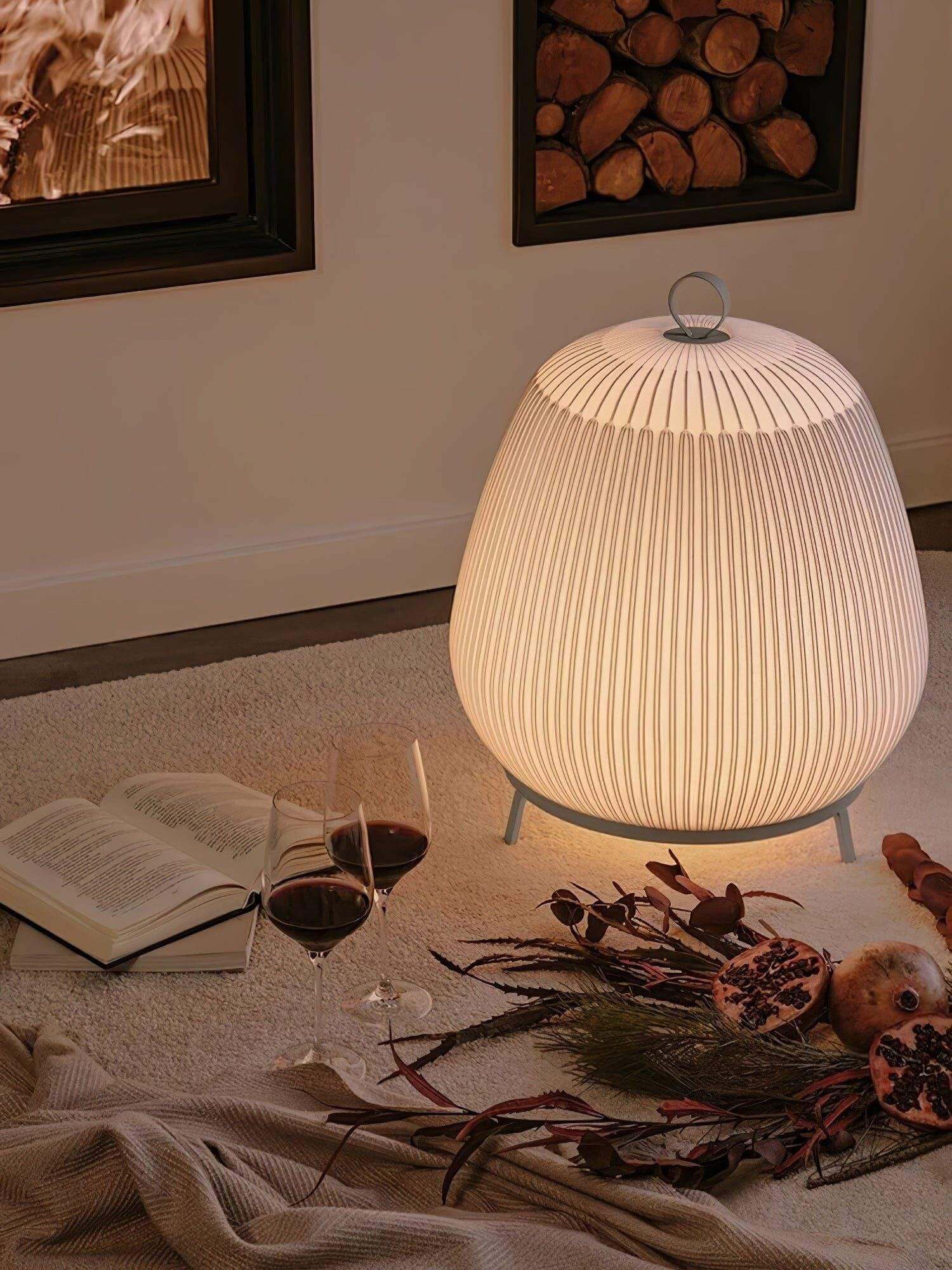 Knit Lantern Table Lamp