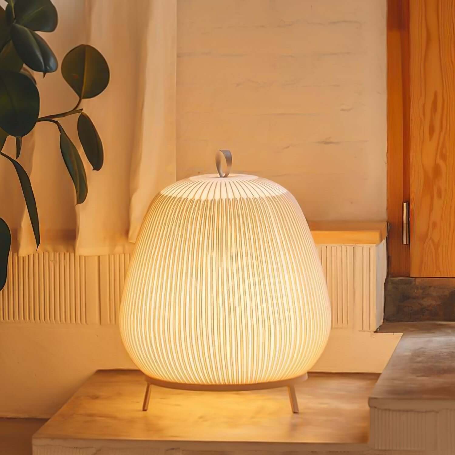 Knit Lantern Table Lamp