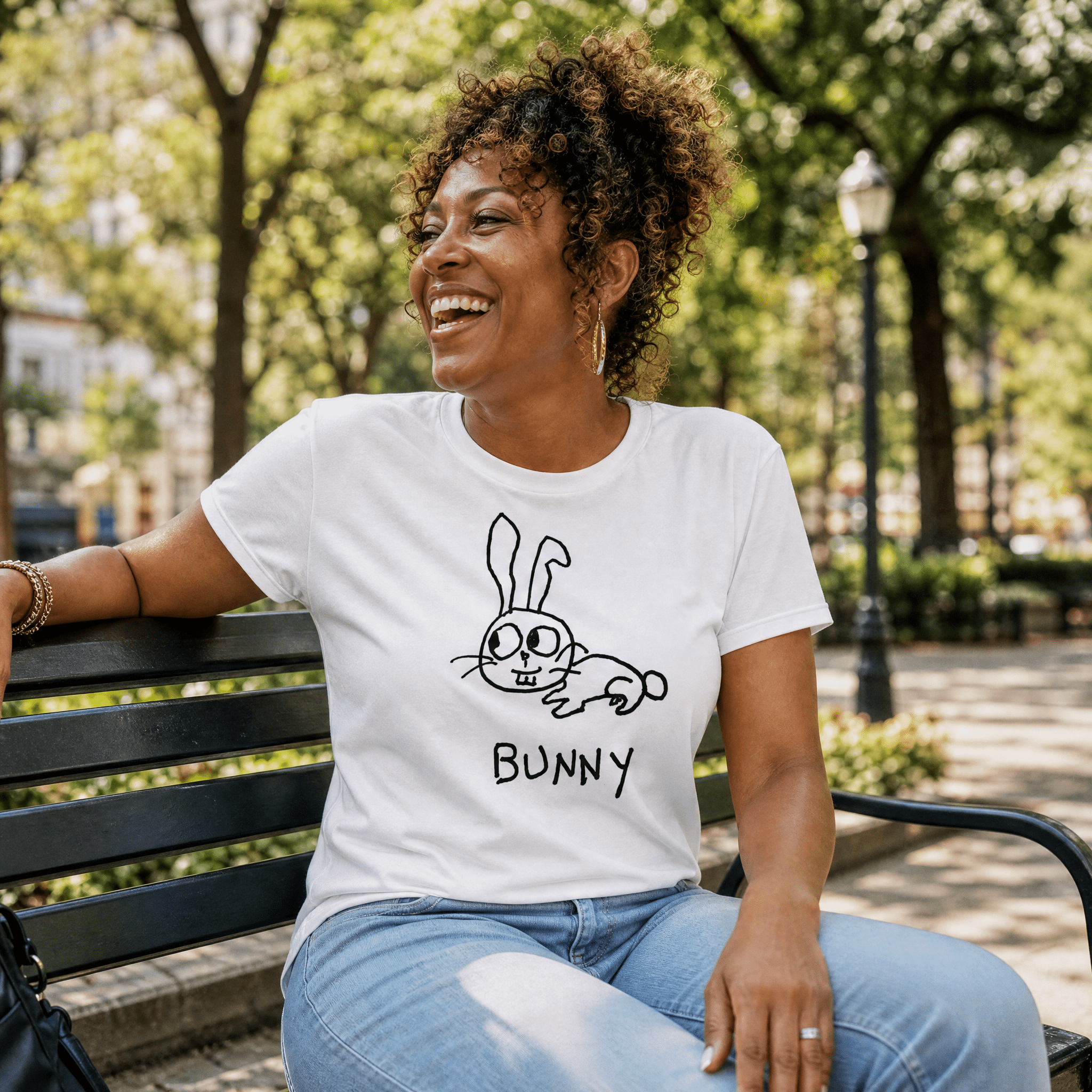 Bunny - Women's Relaxed T-Shirt