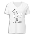 Chicken - Women's V-Neck Tee