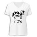 Cow - Women's V-Neck Tee