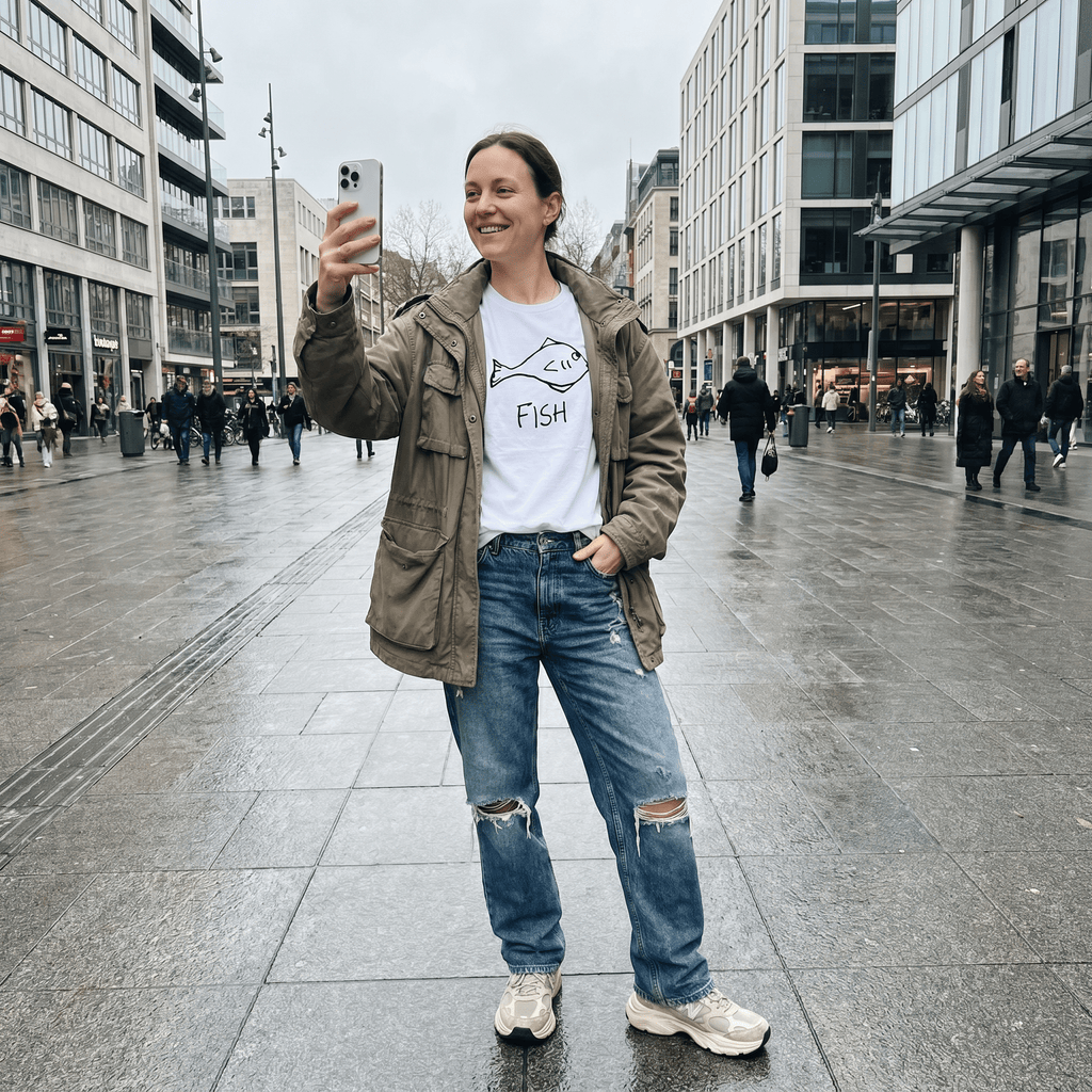 Fish - Women's Relaxed T-Shirt