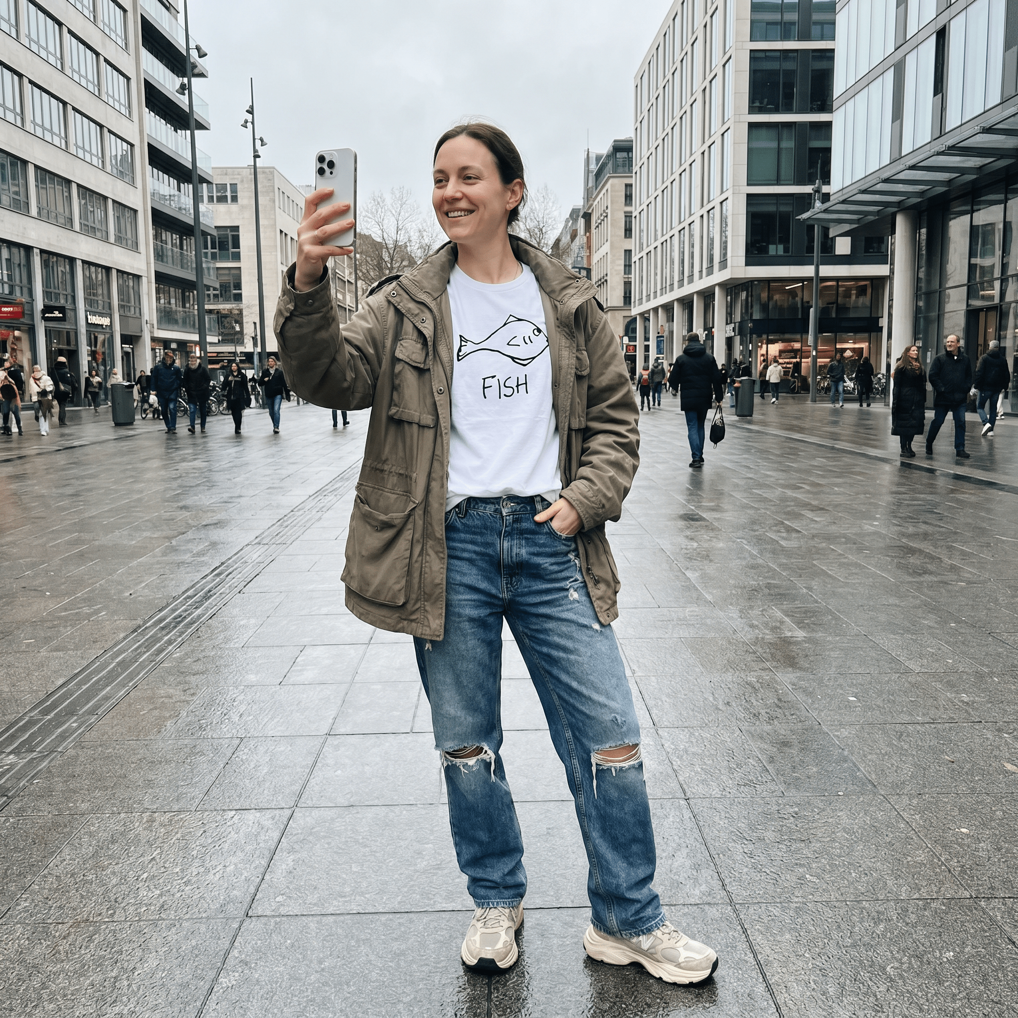 Fish - Women's Relaxed T-Shirt