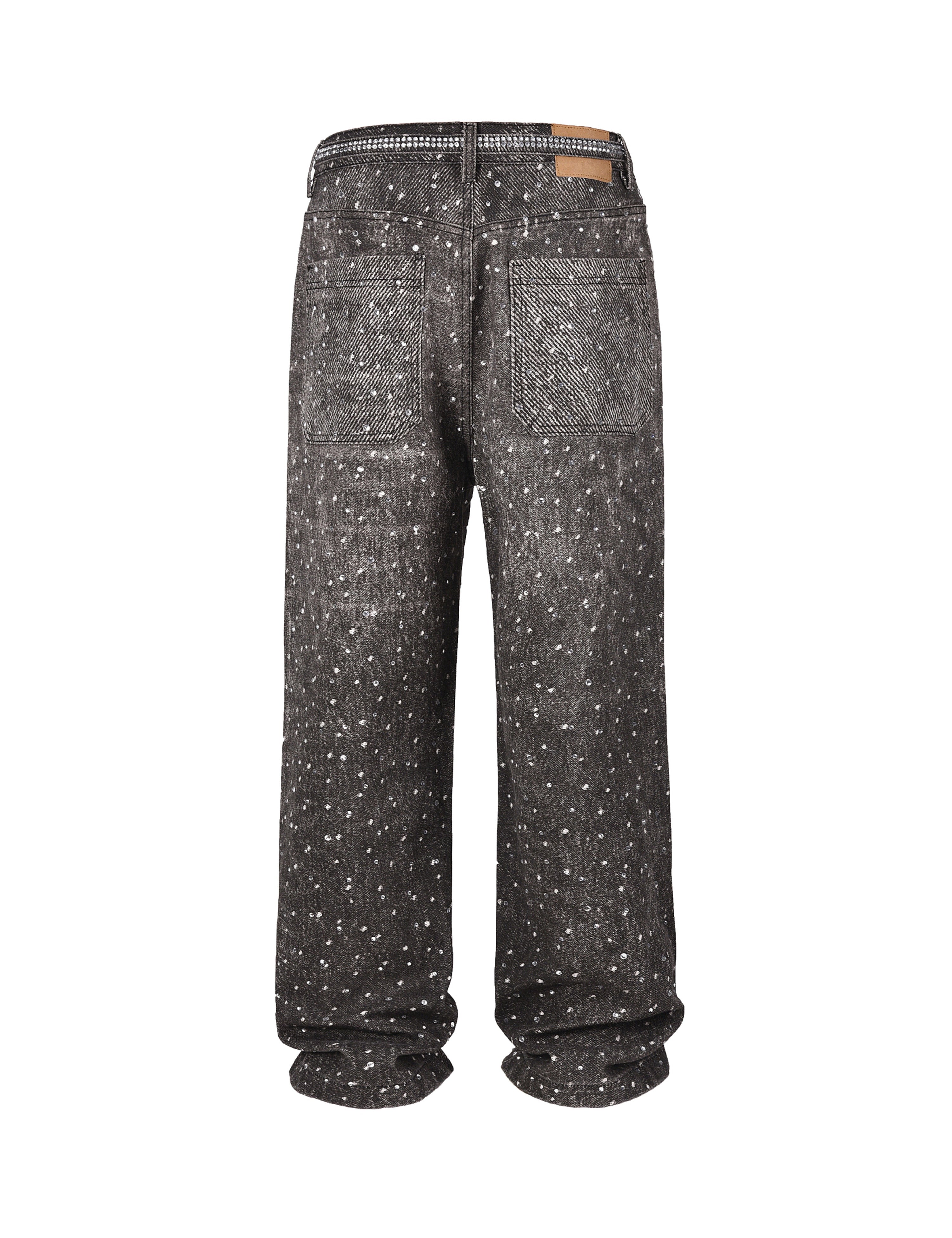 NOIR RHINESTONE DENIM (UNISEX)