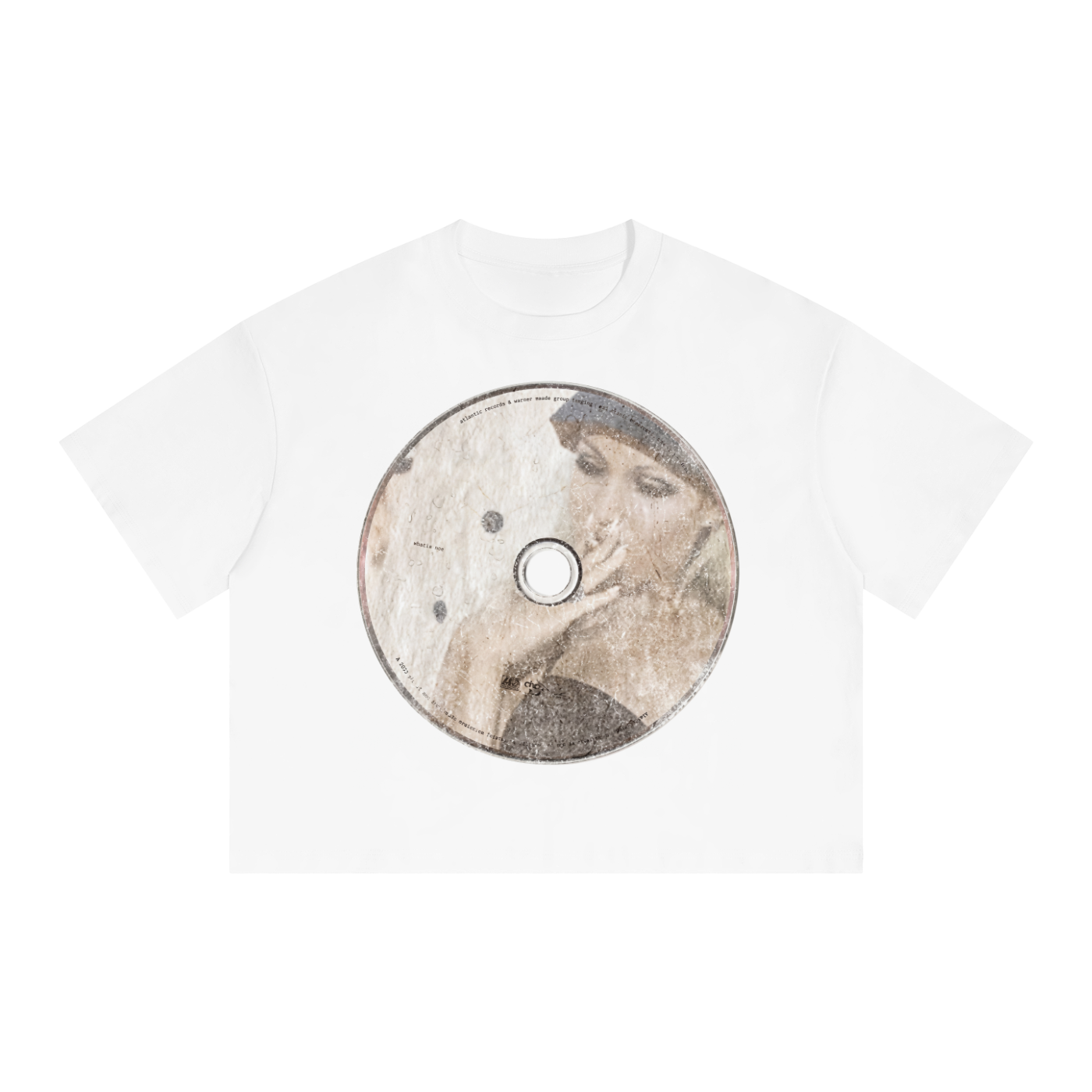 Director's Cut Streetwear Tee White Y2K Boxy Cropped T-Shirt 250GSM Summer Short Sleeve Crew Neck