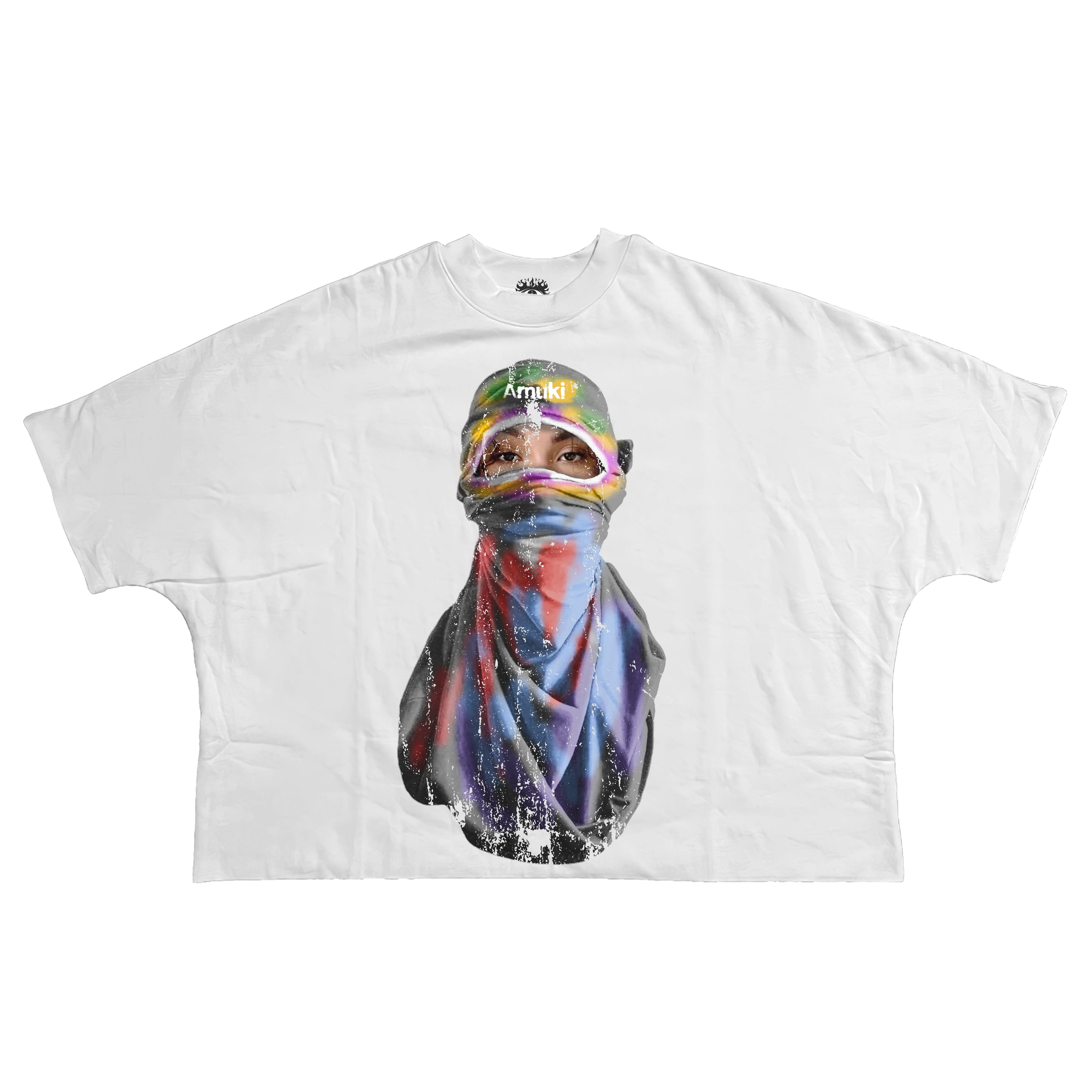 Motley Streetwear Cropped Boxy Tee 280GSM True To Size Unisex Short Sleeve Top For Casual Street Style