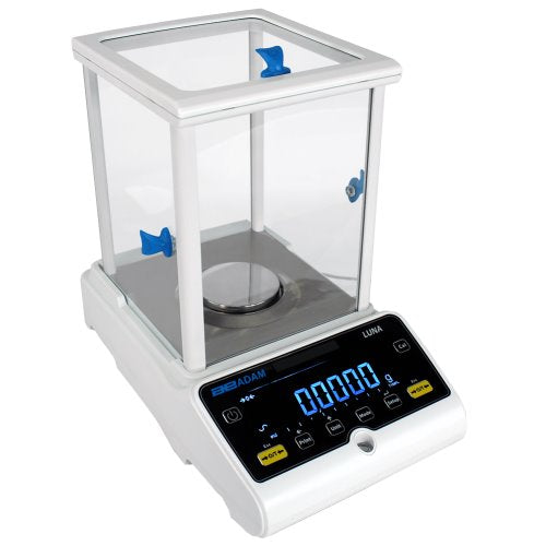 Adam Equipment LAB 214i Luna Analytical Balance, Internal Calibration, 210g x 0.0001 g