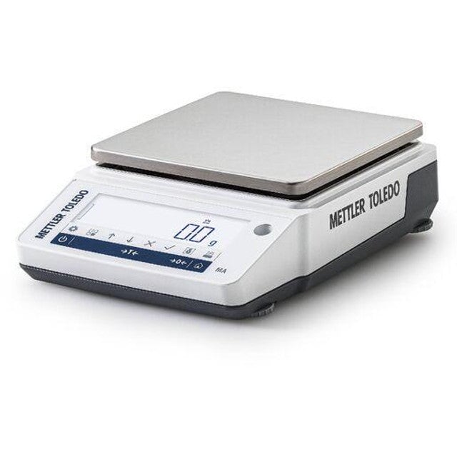Mettler Toledo MA6001P Precision Balance, Internal Calibration, Used portably with batteries, 6200 g x 0.1 g