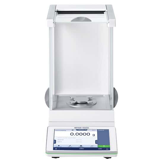 Mettler Toledo XPR504SDR Analytical Balance, Dual Range, Internal Calibration, 510 g x 0.1 mg