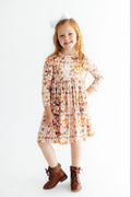 Fall Harvest L/S Pocket Twirl Dress