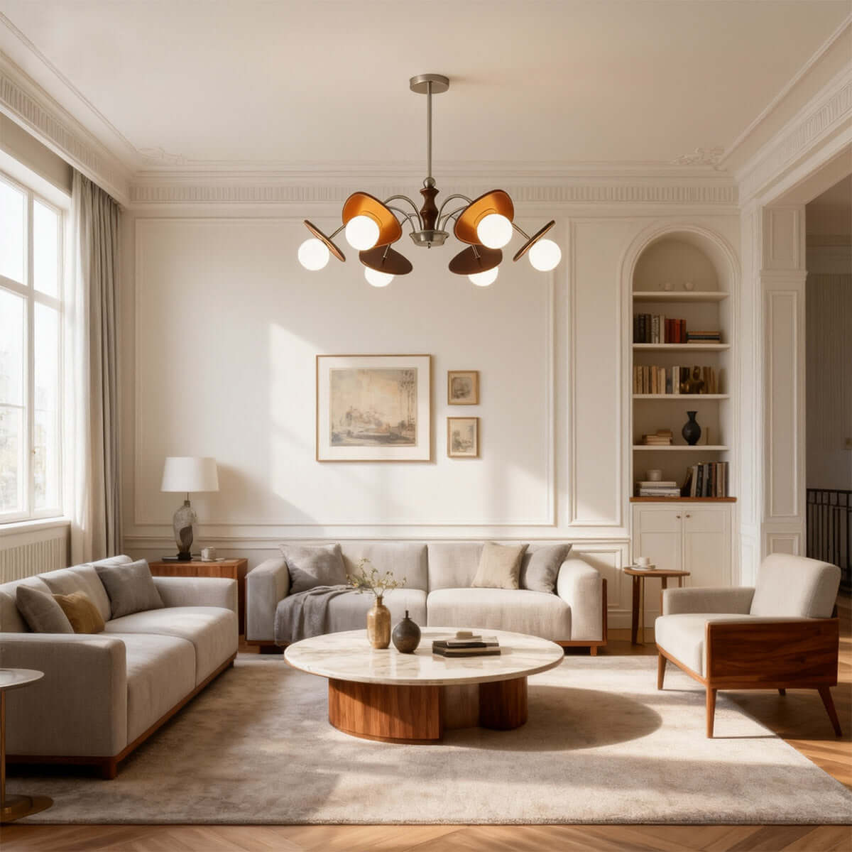 Moyen Chandelier