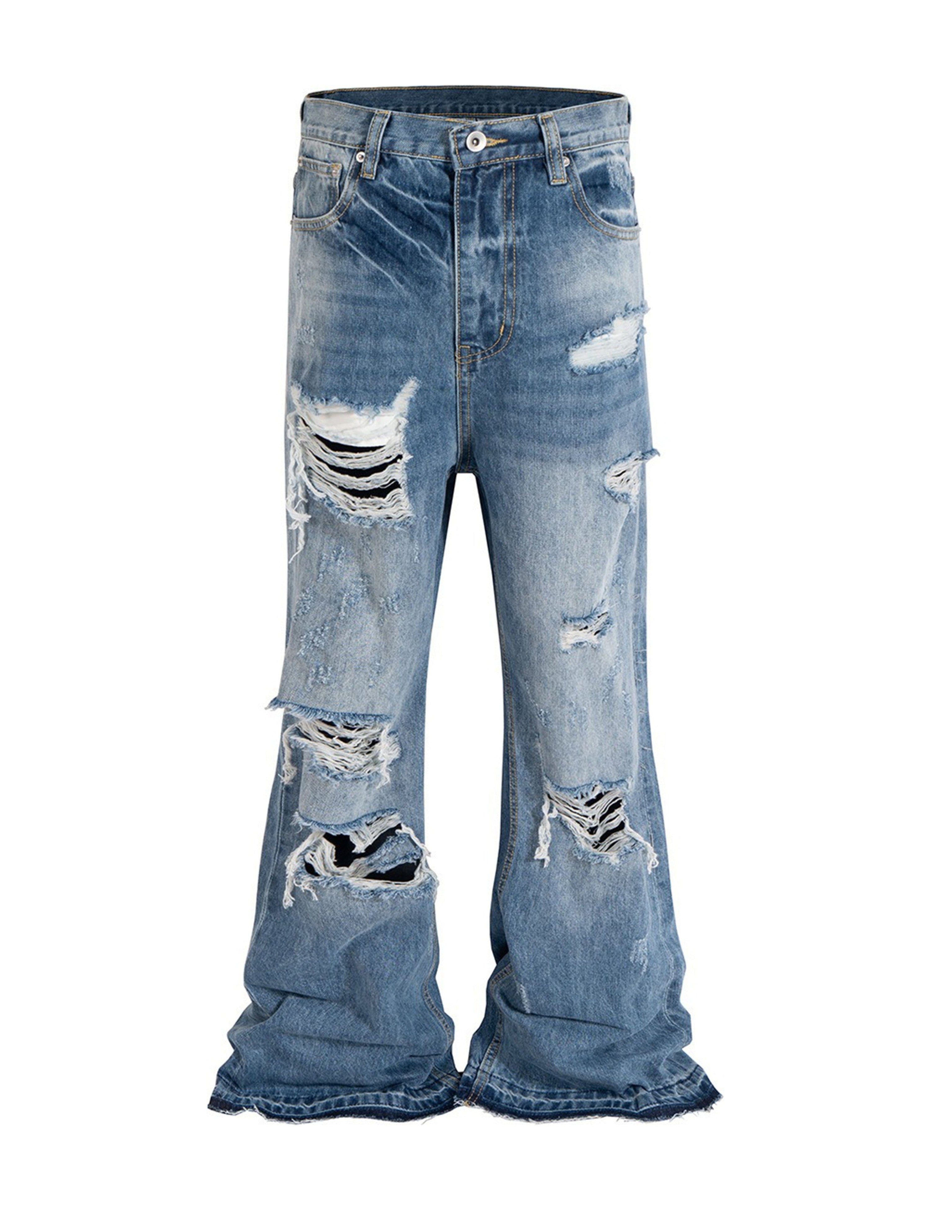 AZUL DESTRUCTION DENIM