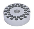 Ohaus 30500588 Uni Block Sample Holder, 0.787" test tubes, 32 holes