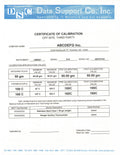 E-Copy of Calibration Certificate