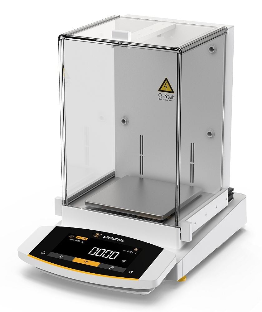 Sartorius MCE124S-2S00-I Cubis II Analytical Complete Balance, Automatic draft shield with Ionizer, 120 g x 0.1 mg