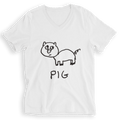 Pig - V-Neck T-Shirt