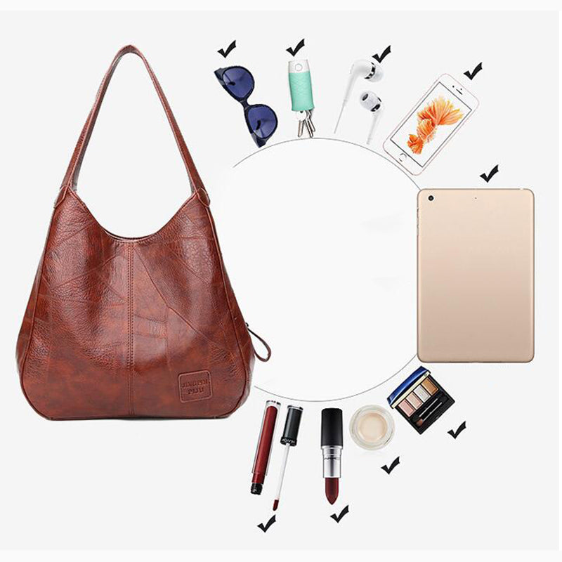 Vintage Women Hand Bag  Women Shoulder Bags Female Top-handle Bags