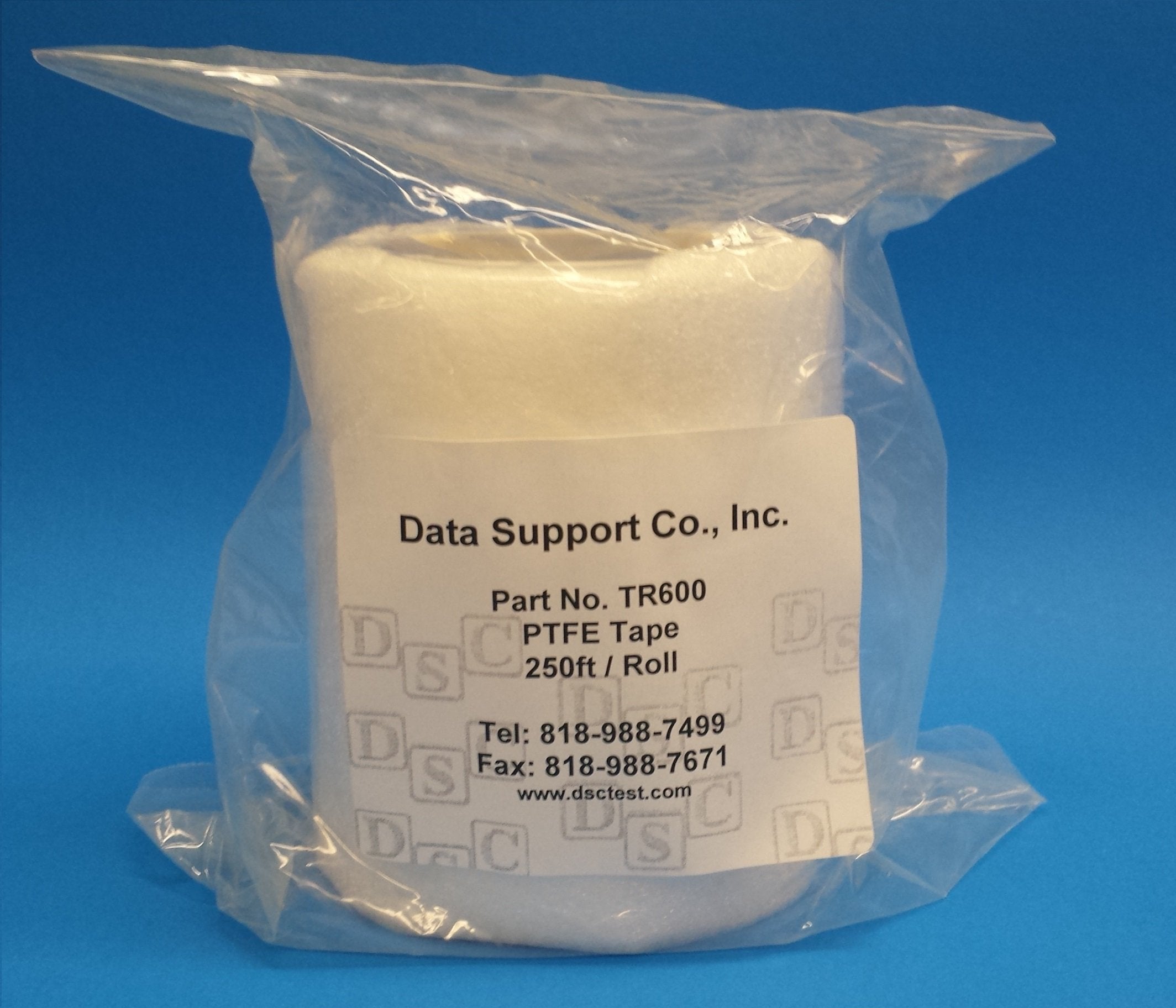 PTFE Tape 5" x 5" 250ft roll (600 sheets of 5"x 5")