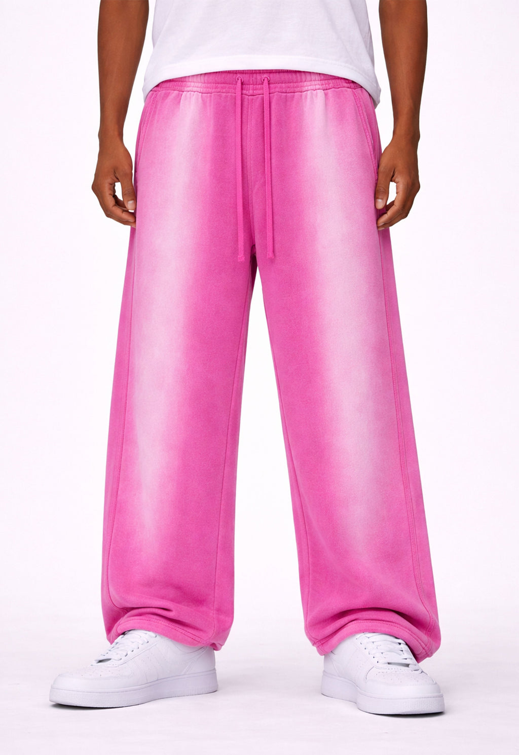 PINK SUNFADE SWEATPANTS
