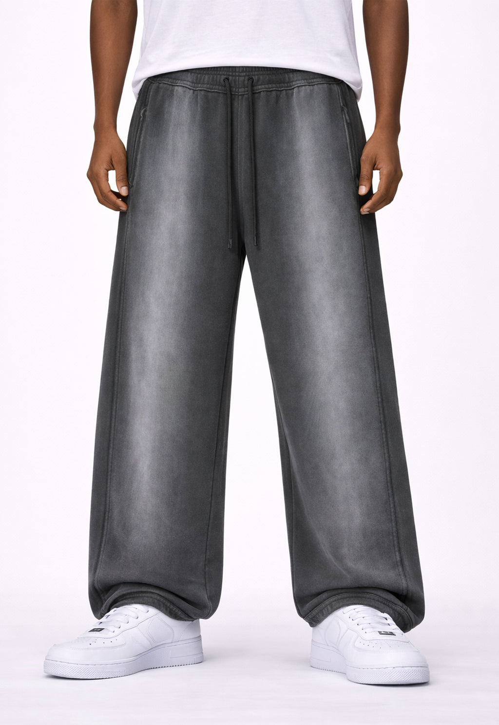 CHARCOAL SUNFADE SWEATPANTS