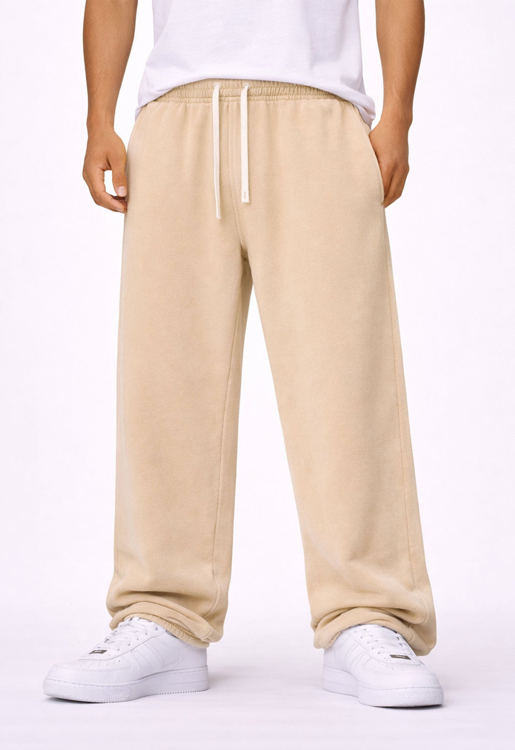 SAND OVER-DYE SWEATPANTS