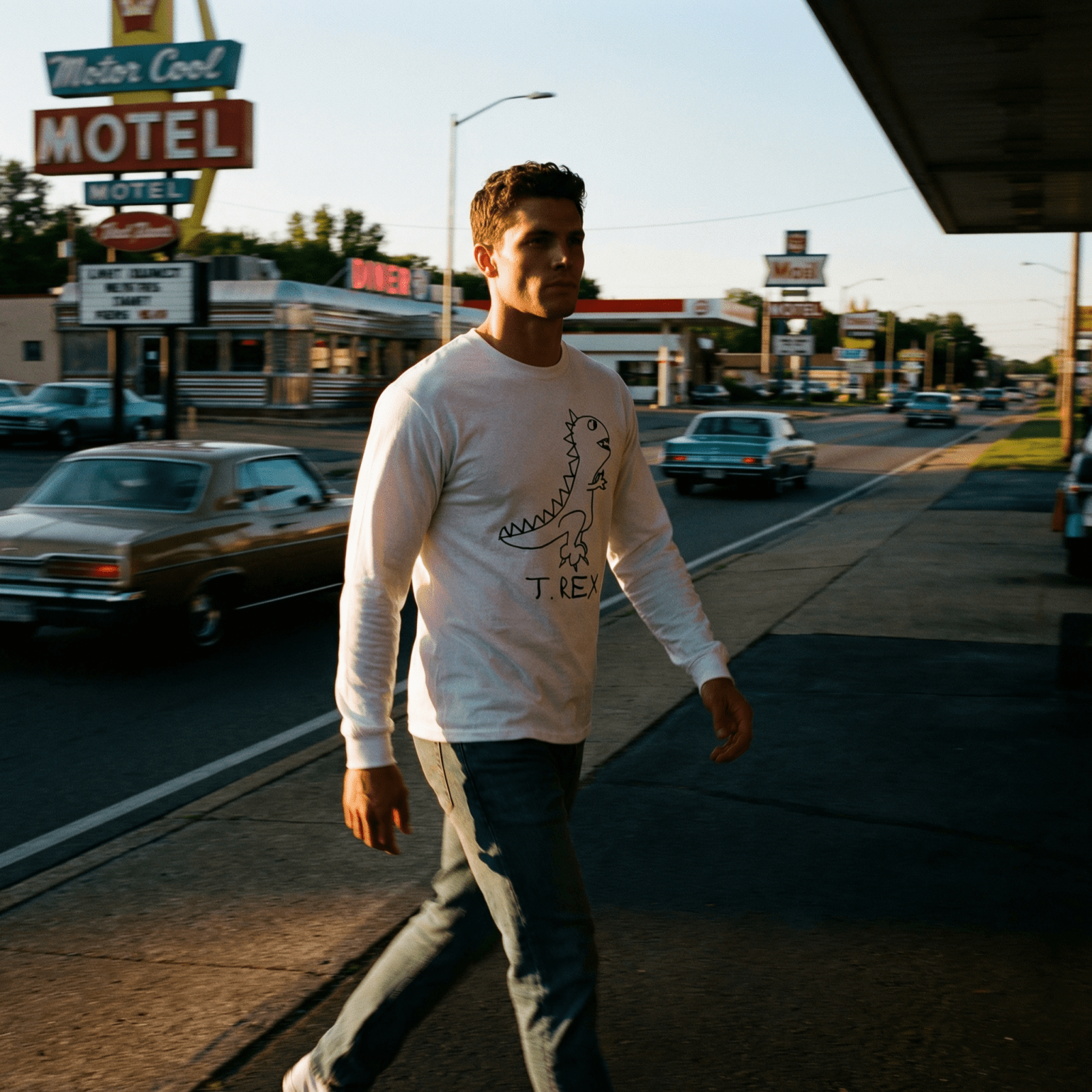 T Rex - Long Sleeve Tee