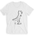 T Rex - V-Neck T-Shirt