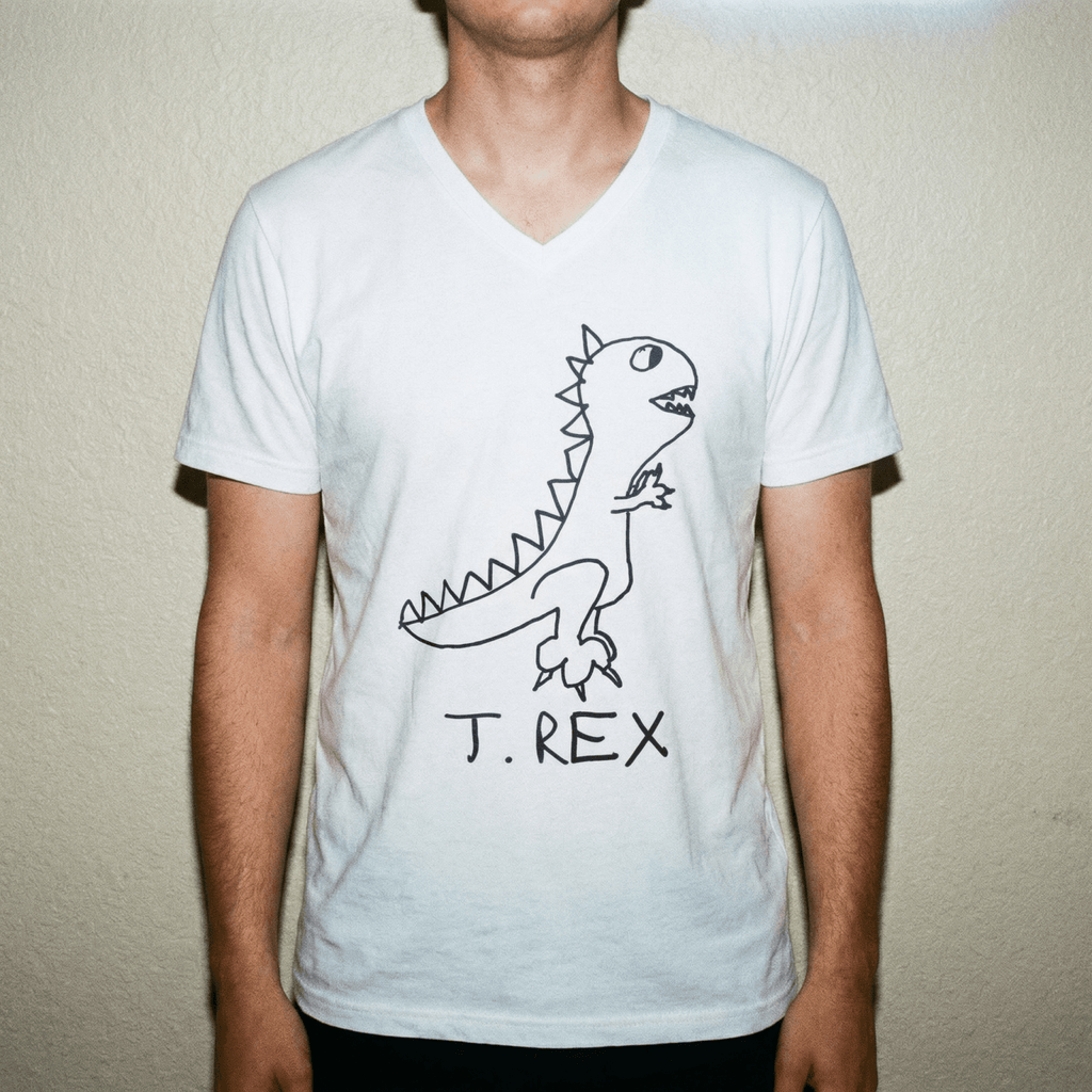 T Rex - V-Neck T-Shirt