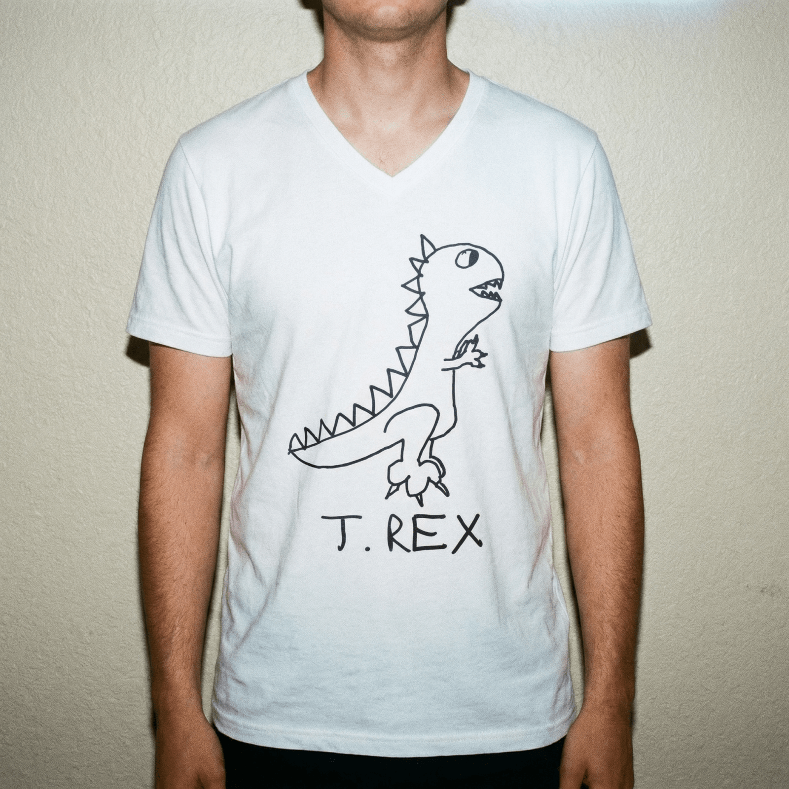 T Rex - V-Neck T-Shirt