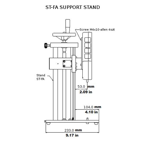 Torbal 901101 STV Test Stand, Hand-Wheel Operated, 100 lb